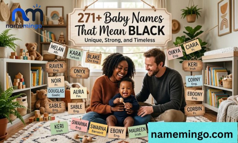 271+ Baby Names That Mean Black (Unique, Strong, and Timeless)