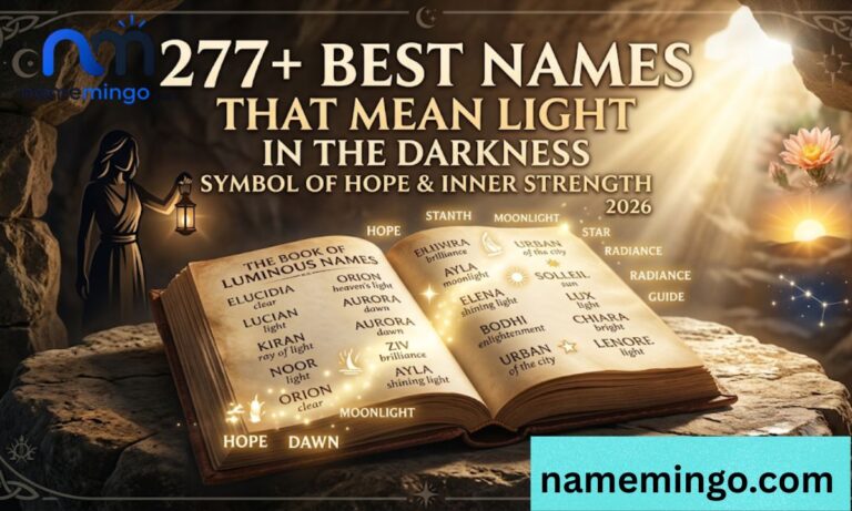 _277+ Best Names That Mean Light in the Darkness Symbol of Hope & Inner Strength 2026