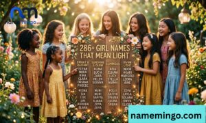 _286+ Girl Names That Mean Light Bright, Radiant, and Meaningful Choices