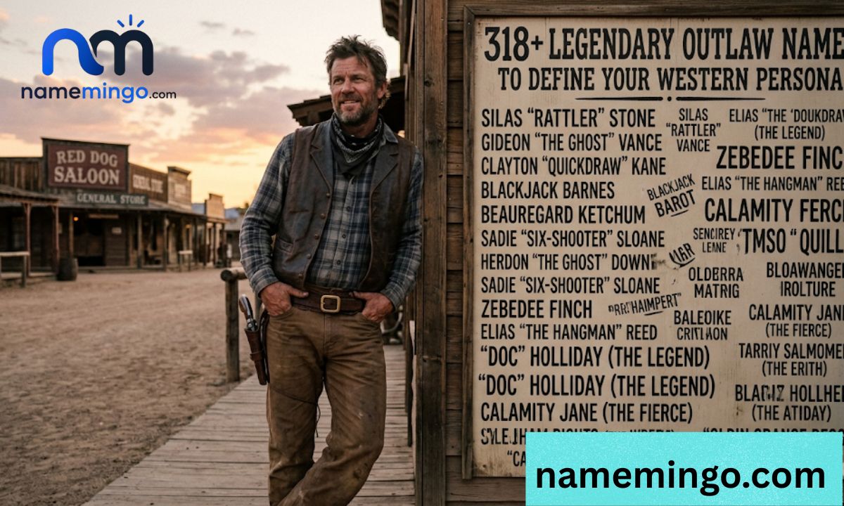 318+ Legendary Outlaw Names to Define Your Western Persona
