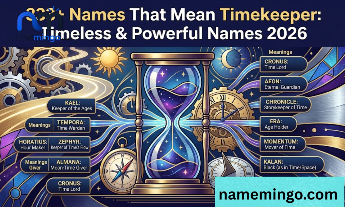 _333+ Names That Mean Timekeeper Timeless & Powerful Names 2026