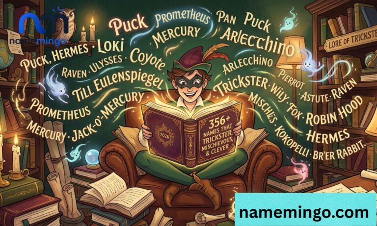 _356+ Names That Mean Trickster, Mischievous & Clever Names 2026
