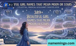 389+ Beautiful Girl Names That Mean Moon or Stars Celestial, Magical & Elegant Choices 2026