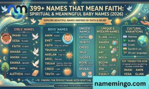 399+ Names That Mean Faith Spiritual & Meaningful Baby Names 2026