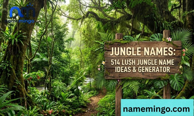 Jungle Names 514 Lush Jungle Name Ideas & Generator