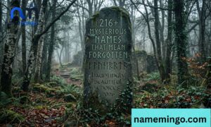 216+ Mysterious Names That Mean Forgotten in Hauntingly Beautiful Choices 2026