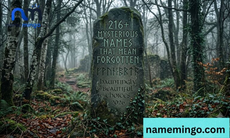 216+ Mysterious Names That Mean Forgotten in Hauntingly Beautiful Choices 2026