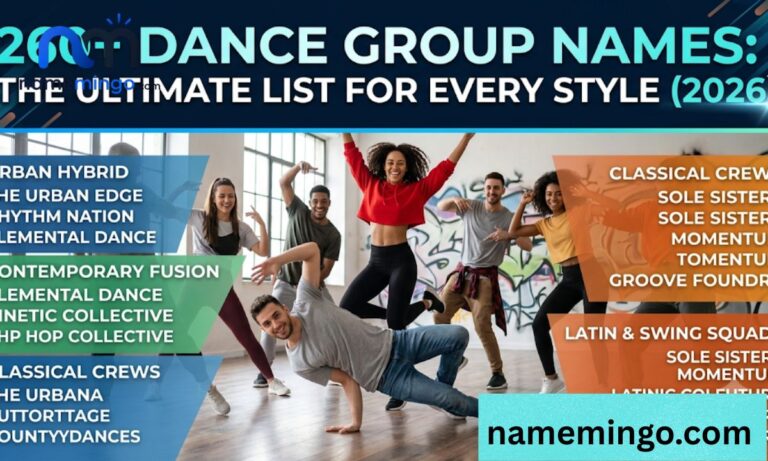 _260+ Dance Group Names The Ultimate List for Every Style (2026) 