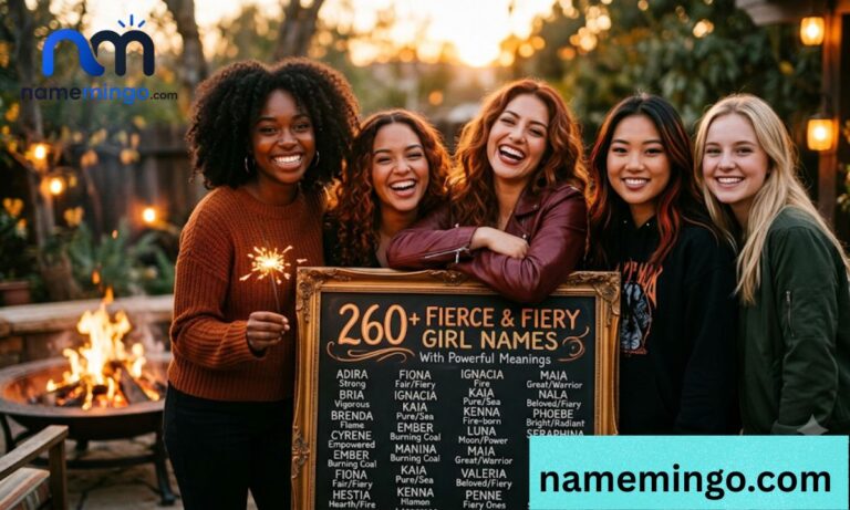 _260+Fierce and Fiery Girl Names With Powerful Meanings