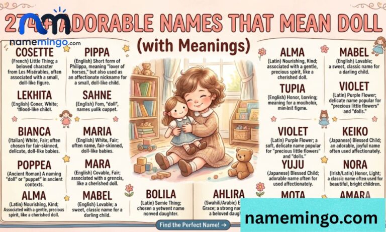 _274+ Adorable Names That Mean Doll (with Meanings)