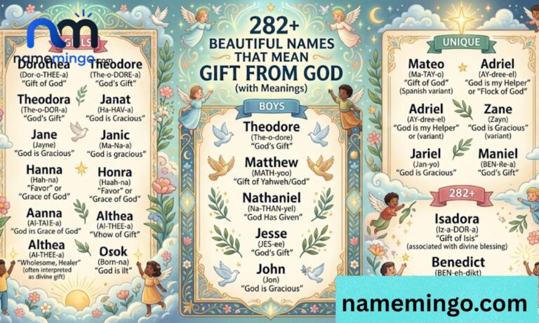 _282+ Beautiful Names That Mean Gift from God (with Meanings)