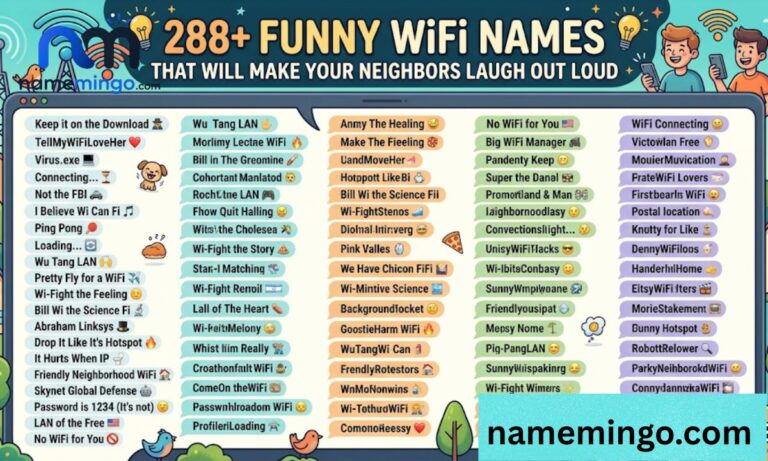 288+ Funny WiFi Names That Will Make Your Neighbors Laugh Out Loud 