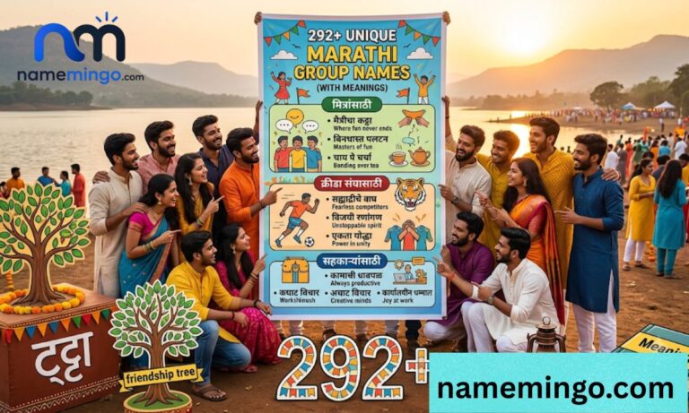 _292+Unique Marathi Group Names (With Meanings) for Every Team 