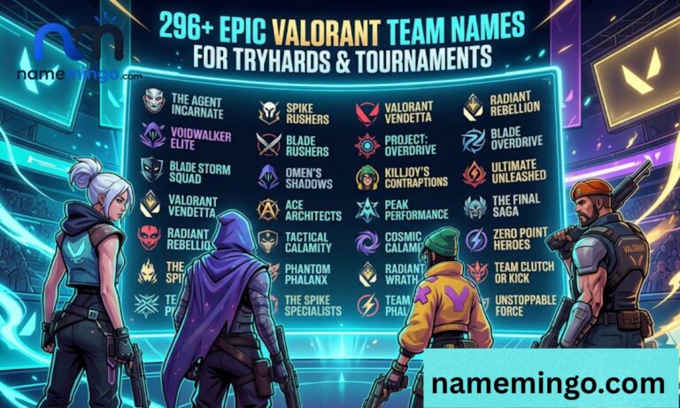 296+ Epic Valorant Team Names for Tryhards & Tournaments 