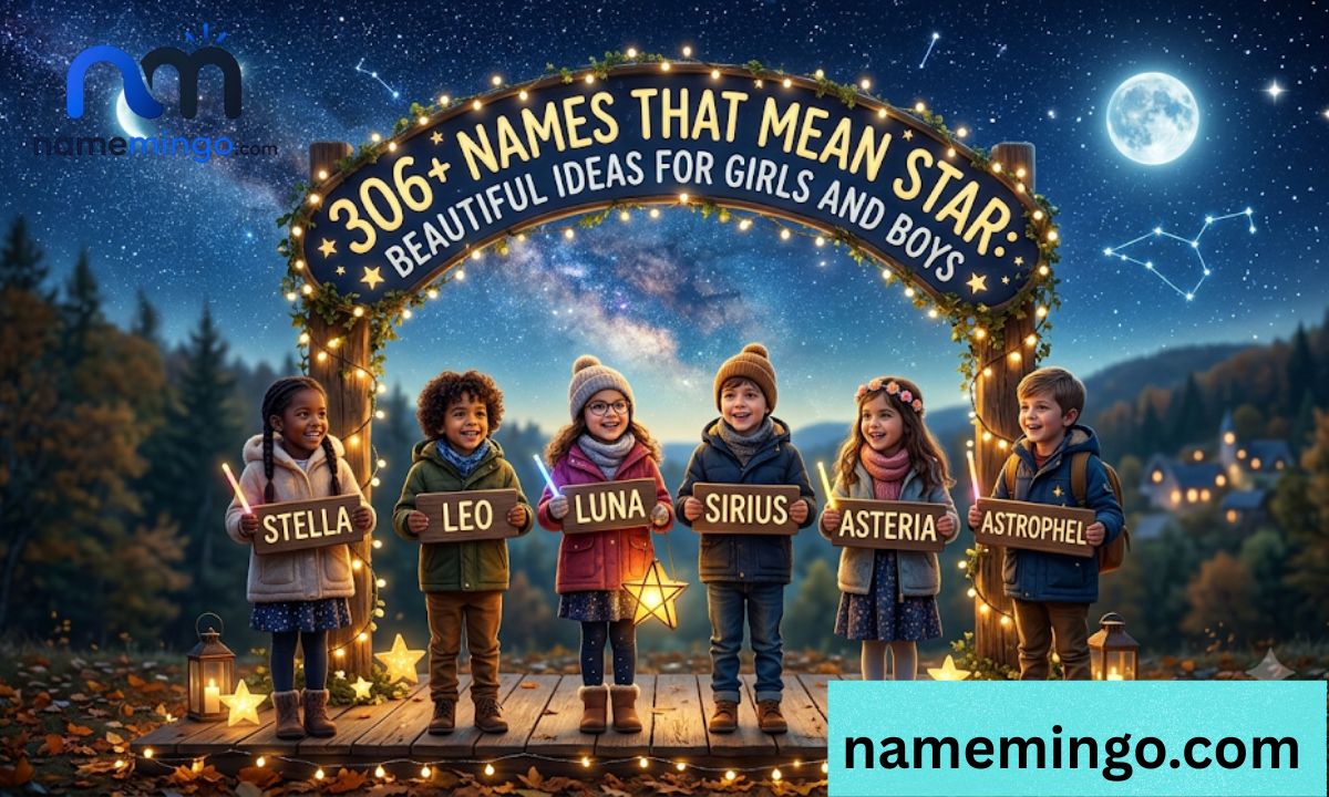 _306+ Names That Mean Star Beautiful Ideas for Girls and Boys