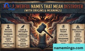 310+ Powerful Names That Mean Destroyer (With Origins & Meanings)