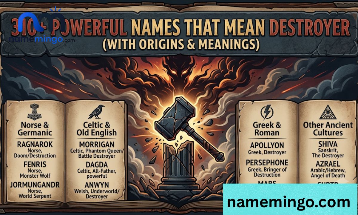 310+ Powerful Names That Mean Destroyer (With Origins & Meanings)