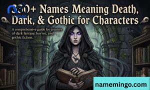 _330+ Names Meaning Death Dark Names for Characters
