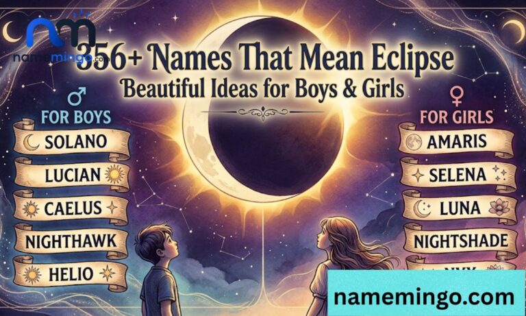 _356+Names That Mean Eclipse Beautiful Ideas for Boys & Girls