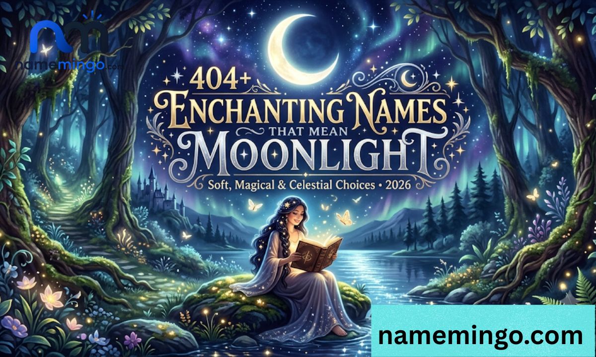 _404+ Enchanting Names That Mean Moonlight Soft, Magical & Celestial Choices 2026