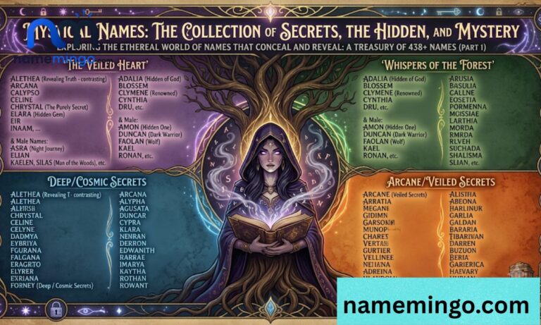 _438+ Mystical Names That Mean Secret, Hidden, or Mystery