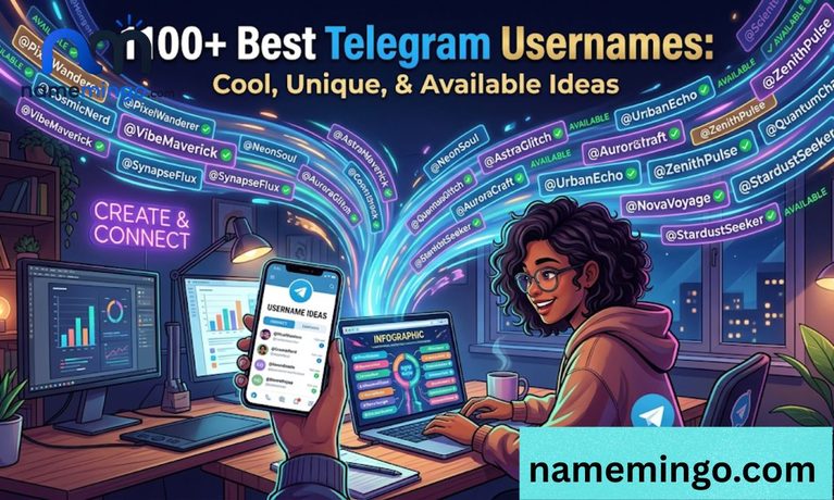 1100+ Best Telegram Usernames Cool, Unique, & Available Ideas 