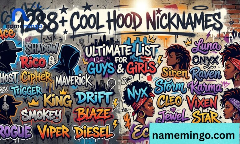 1288+ Cool Hood Nicknames Ultimate List for Guys & Girls 