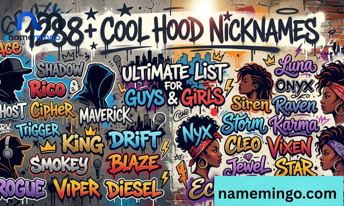 1288+ Cool Hood Nicknames Ultimate List for Guys & Girls 