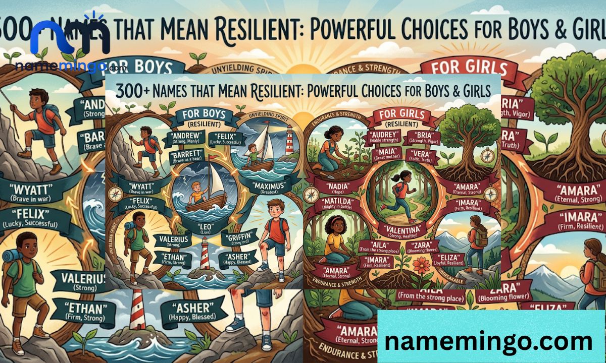 300+ Names That Mean Resilient Powerful Choices for Boys & Girls 