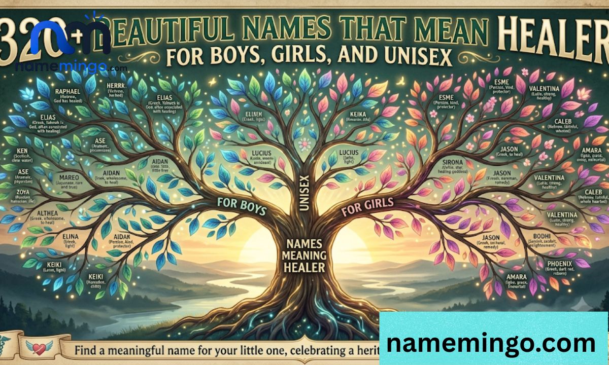 _320+ Beautiful Names That Mean Healer for Boys, Girls, and Unise 