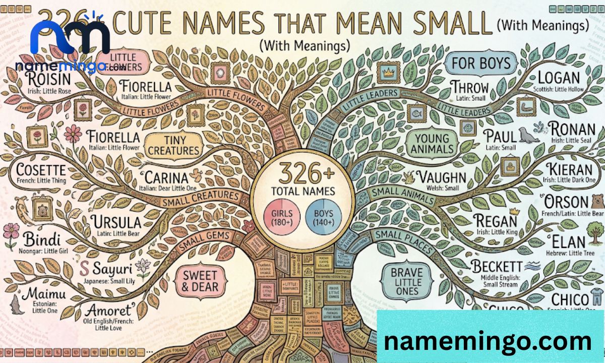 326+ Cute Names That Mean Small (With Meanings) 