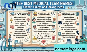 418+ Best Medical Team Names Clever, Funny, and Strong Ideas