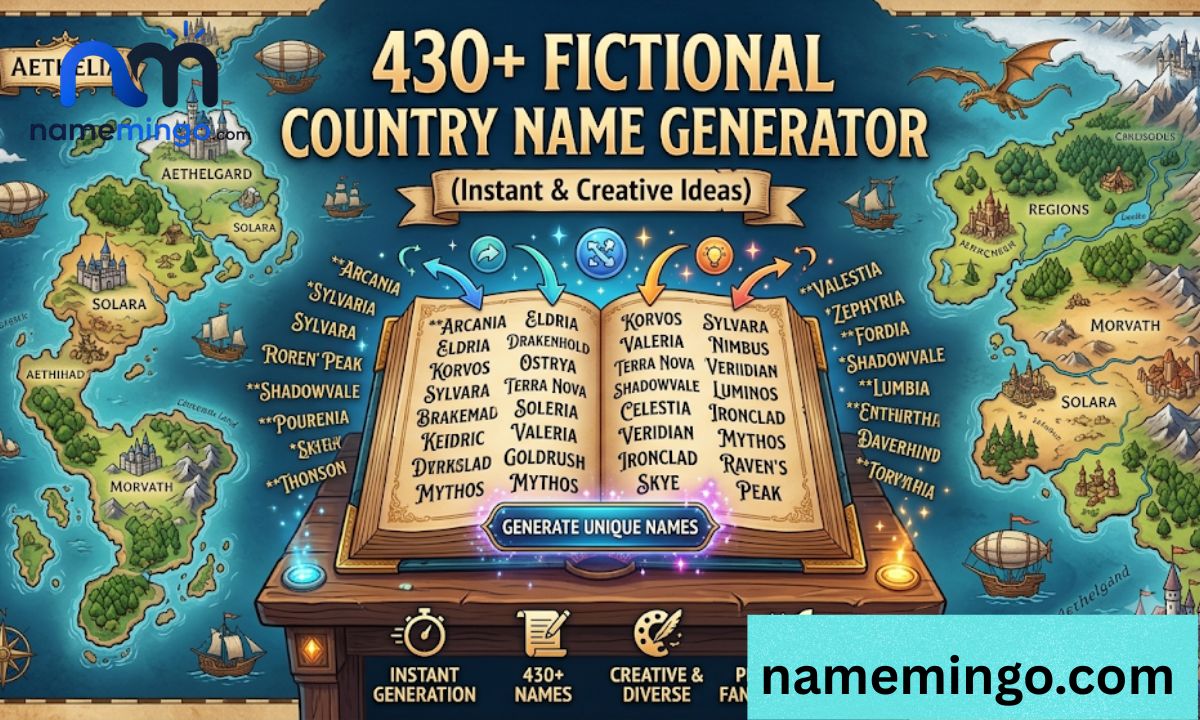 _430+ Fictional Country Name Generator (Instant & Creative Ideas) 