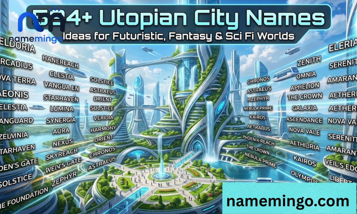 _584 +Utopian City Names Ideas for Futuristic, Fantasy & Sci Fi Worlds 
