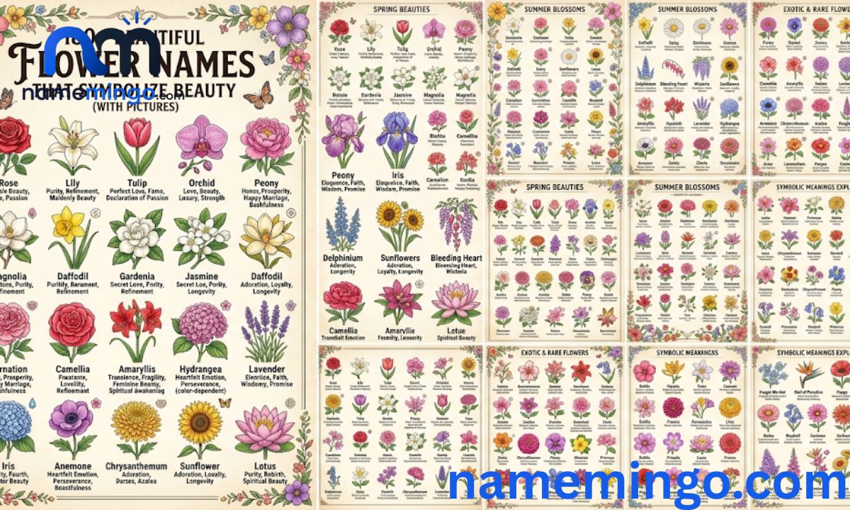180+ Beautiful Flower Names That Symbolize Beauty (With Pictures) 