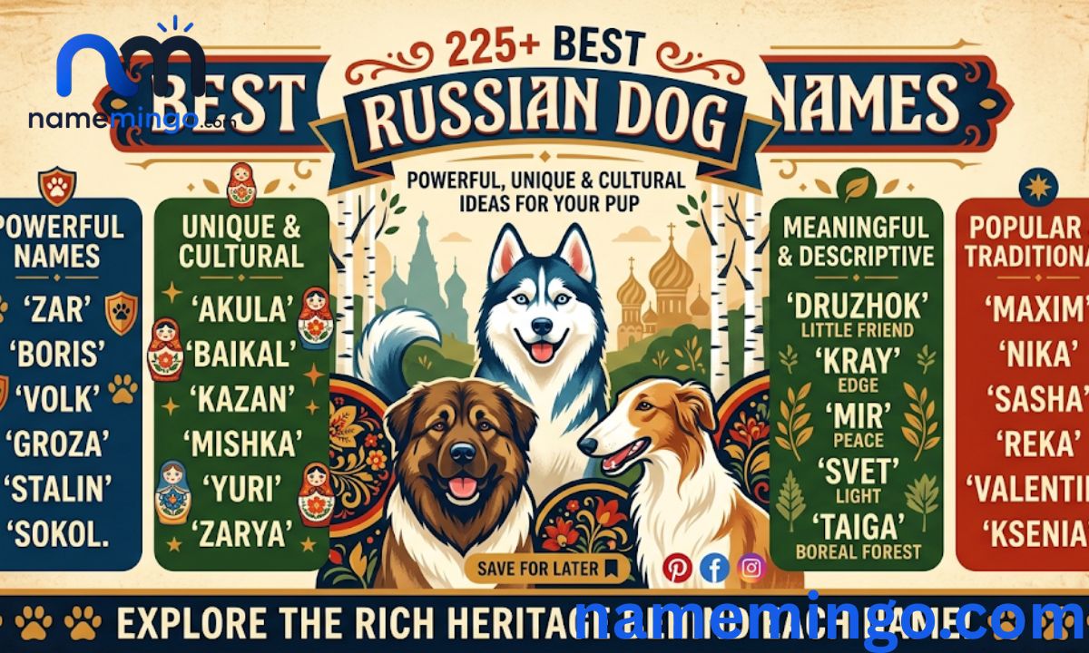 225+ Best Russian Dog Names Powerful, Unique & Cultural Ideas 