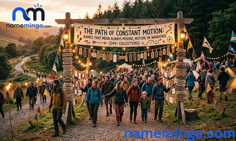 244+ Names That Mean Always Moving, Motion, or Wanderer 