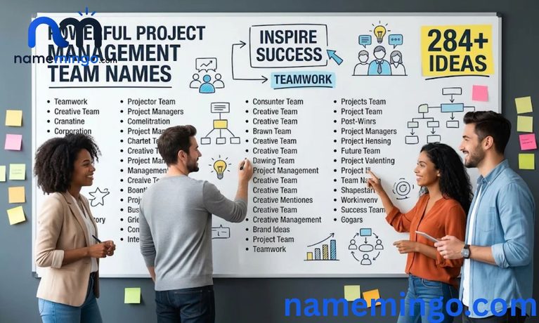 284+ Powerful Project Management Team Names to Inspire Success 