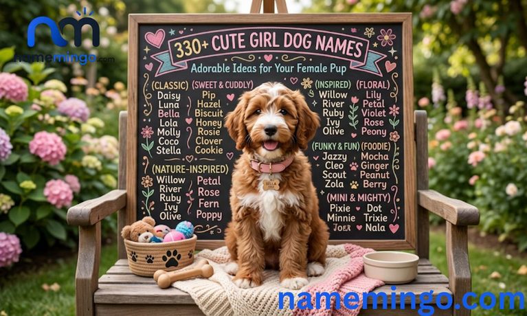 330+ Cute Girl Dog Names Adorable Ideas for Your Female Pup 