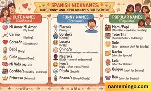 Spanish Nicknames Cute, Funny, and Popular Names for Everyone