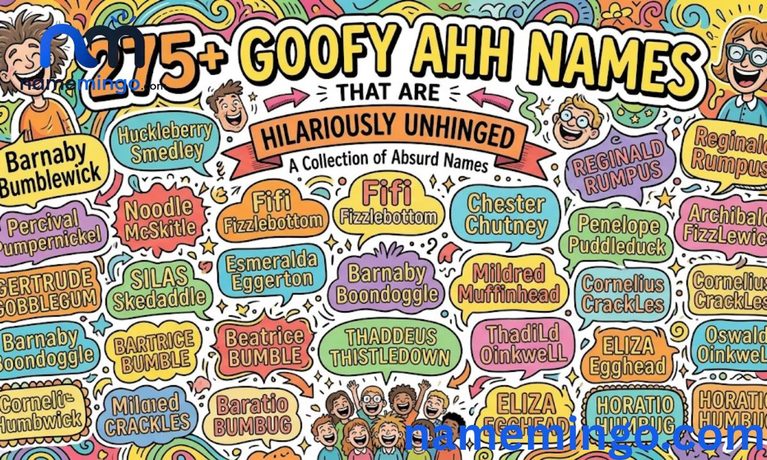 275+ Goofy Ahh Names That Are Hilariously Unhinged