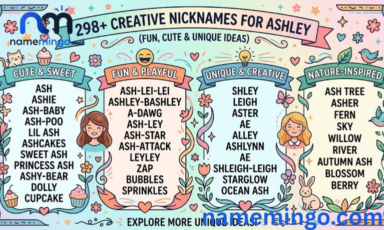 298+ Creative Nicknames for Ashley (Fun, Cute & Unique Ideas) 