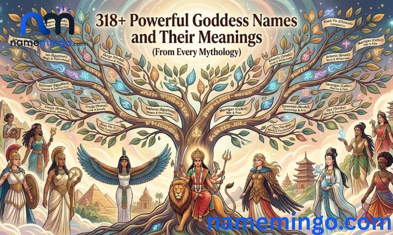 318+ Powerful Goddess Names and Their Meanings (From Every Mythology) 