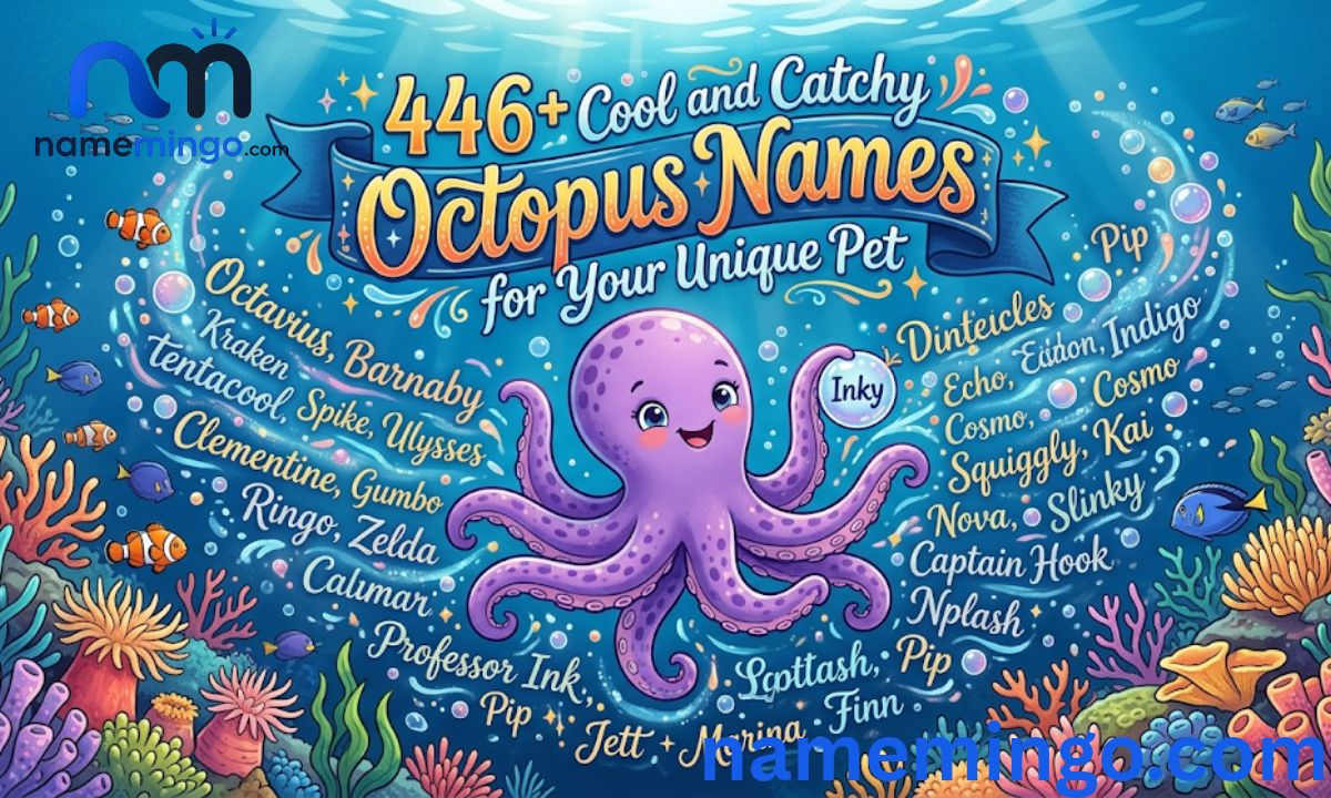 446+ Cool and Catchy Octopus Names for Your Unique Pet