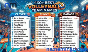 560+ Best Volleyball Team Names Clever, Funny, and Badass Ideas