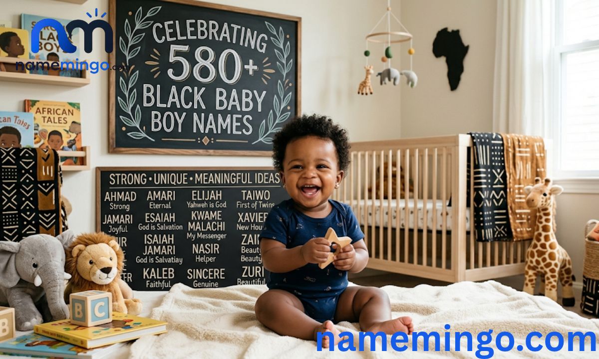 _580+ Black Baby Boy Names_ Strong, Unique, and Meaningful Ideas 